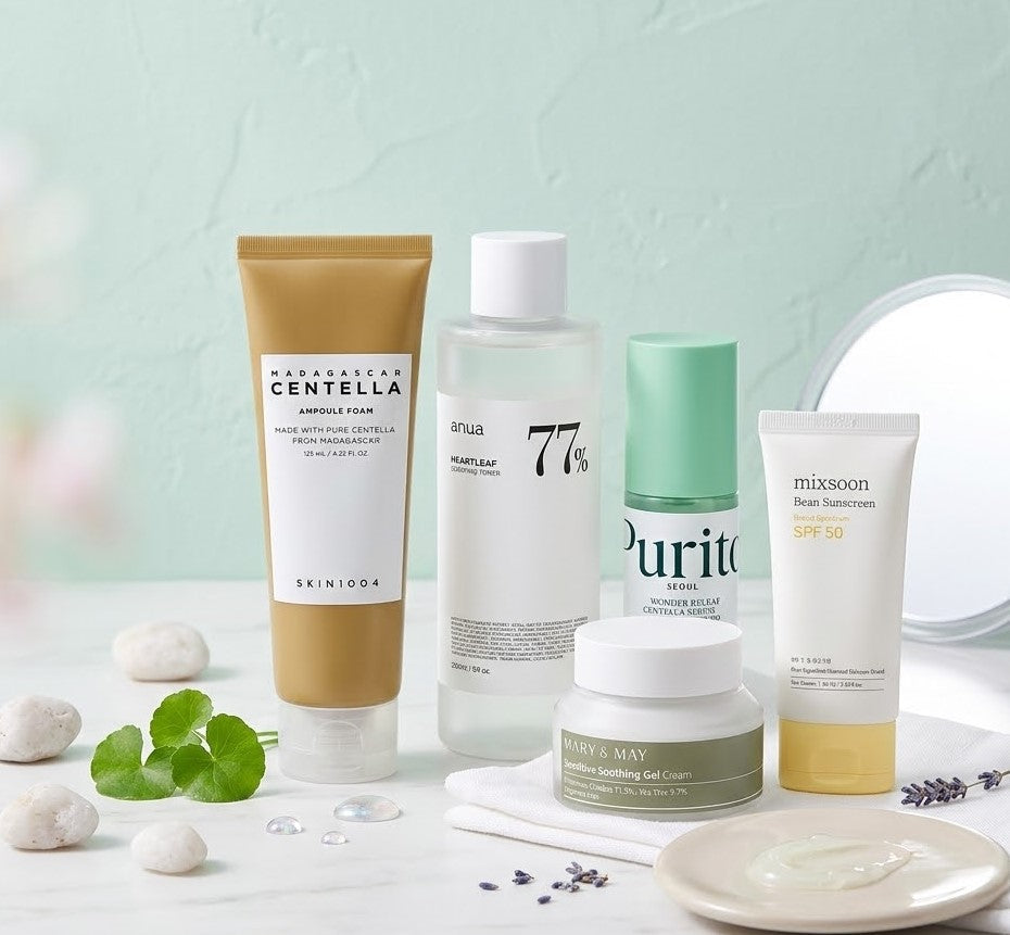 Mejor Rutina Coreana para Rosácea y Enrojecimiento Facial