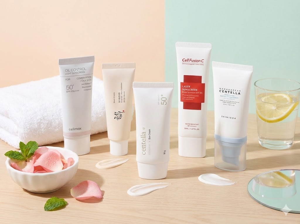 Los 5 protectores solares coreanos más populares y por qué son tan efectivos
