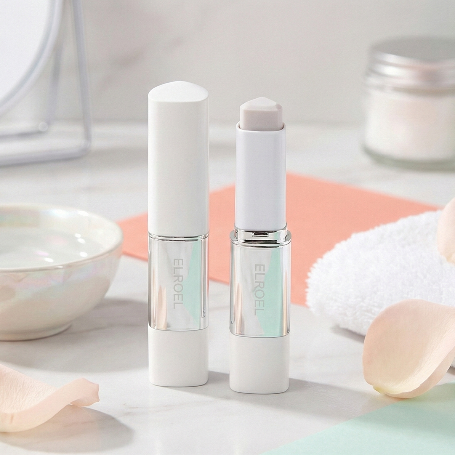 ELROEL - Blanc Cover Cream Stick Deep (13g) - Maquillaje base en barra de alta cobertura