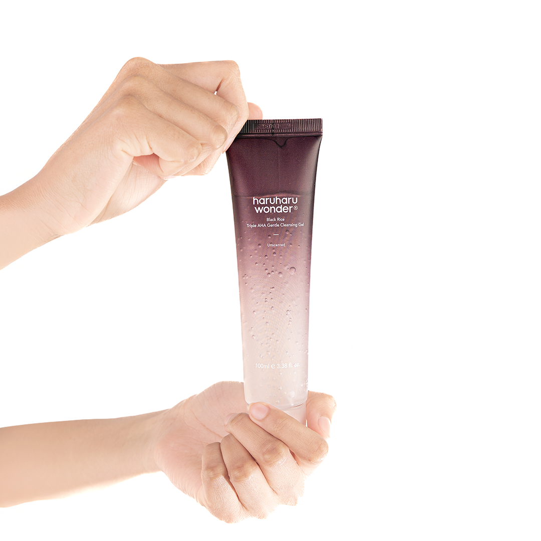Haruharu Wonder - Black Rice Triple AHA Cleansing Gel 100 ml – Exfolia e Hidrata