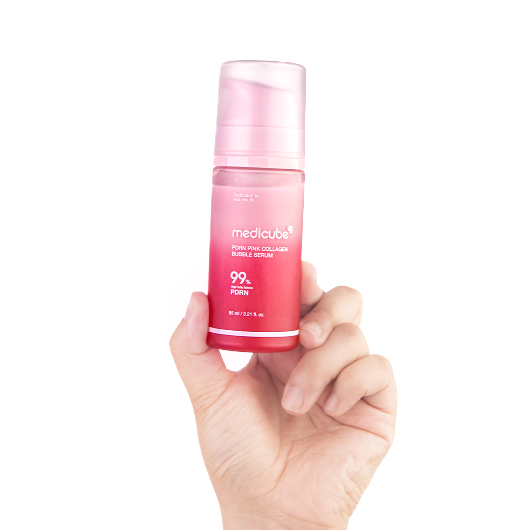 Medicube - PDRN Pink Collagen Bubble Serum 95 ml - Regenerador e Hidratante
