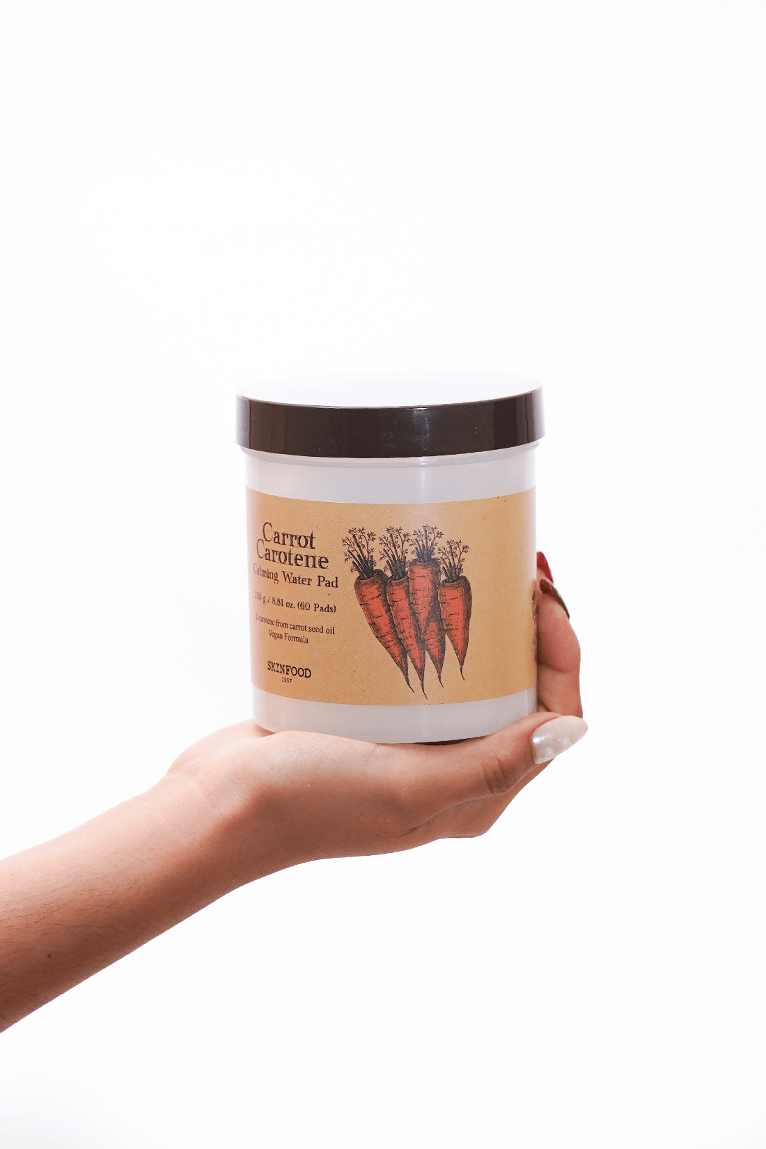 Carrot Carotene Calming Water Pad 60Pads 250gr - Chok Chok Beauty