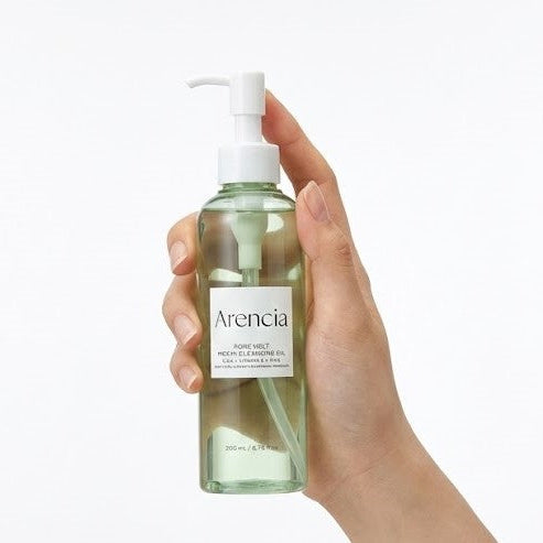 Arencia - Pore Melt Mochi Cleansing Oil (200 ml) - Limpiador que da limpieza profunda de poros y deja la piel suave