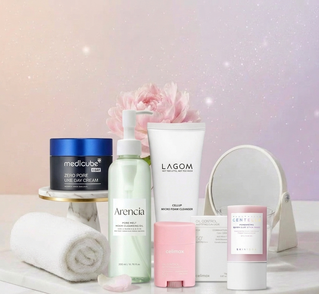Mejores productos k-beauty para controlar el brillo en piel grasa
