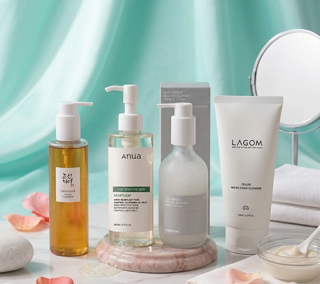¿Qué se necesita para la doble limpieza facial?