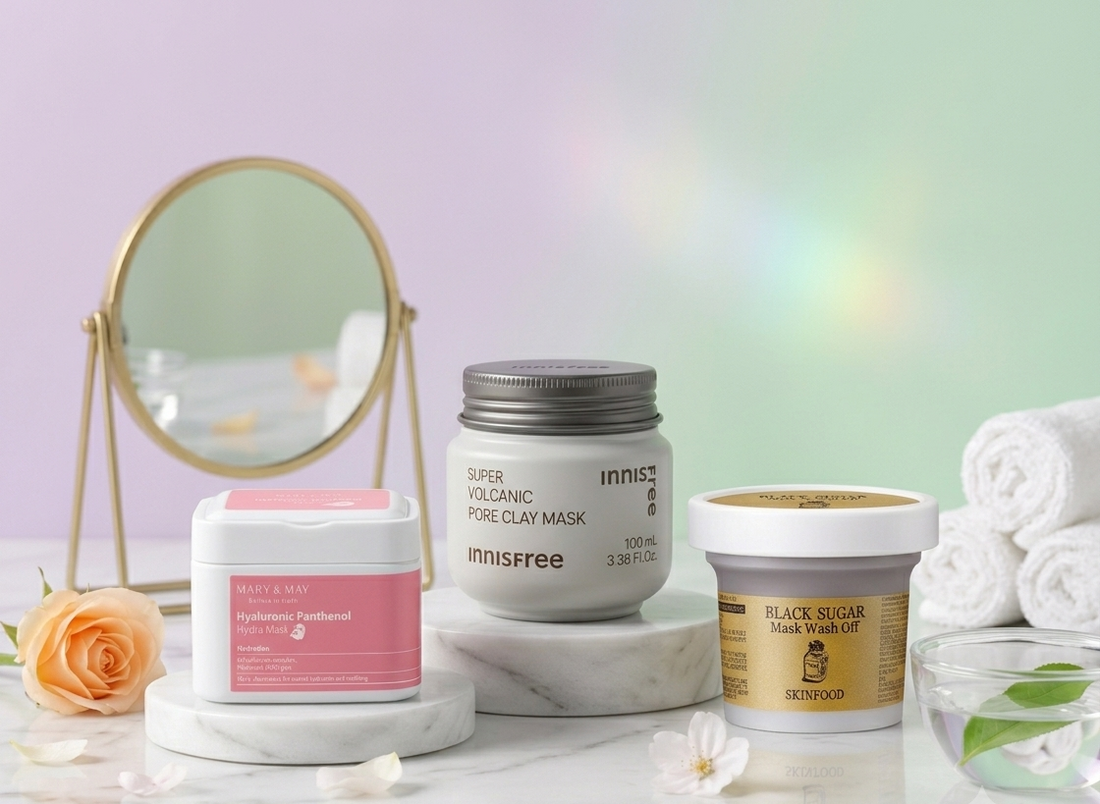 3 mascarillas coreanas que transformarán tu skincare
