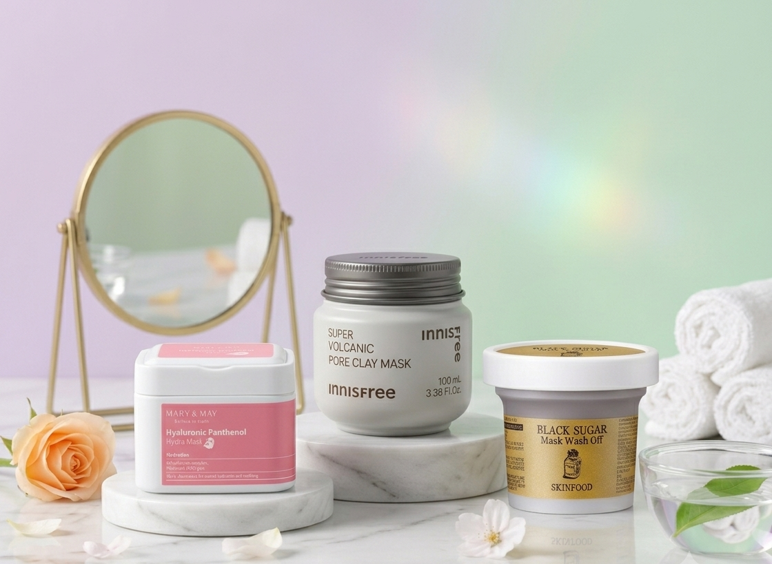 3 mascarillas coreanas que transformarán tu skincare