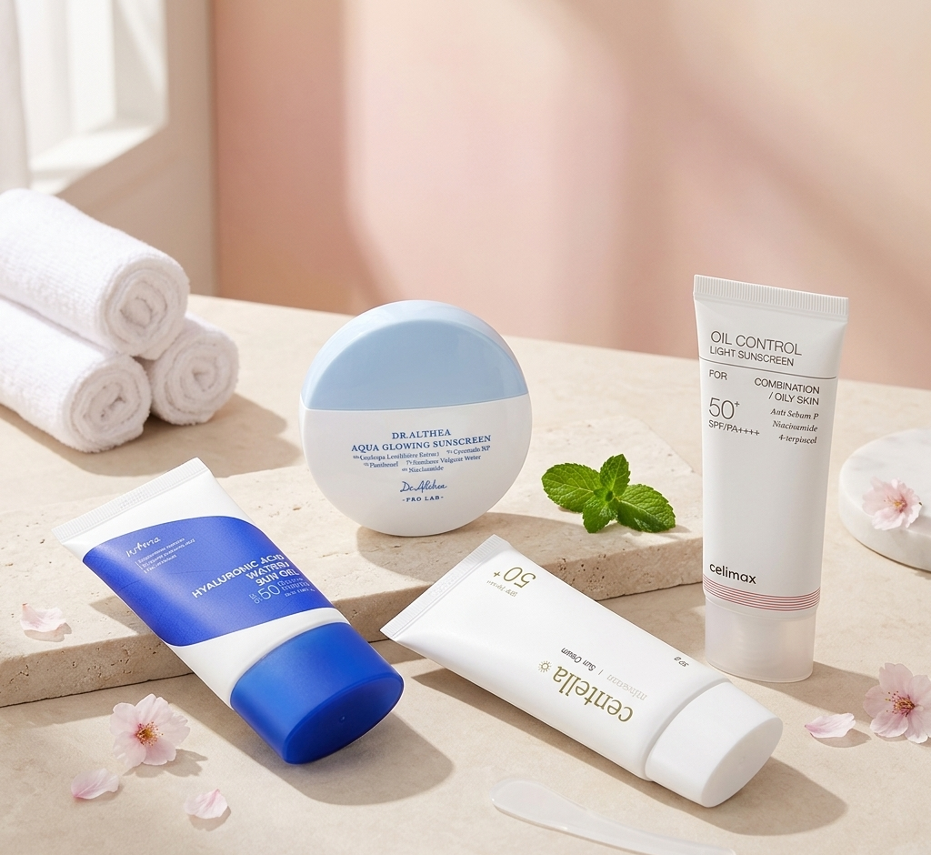 Protectores solares coreanos perfectos para el verano