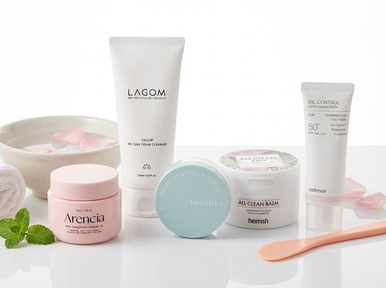 Cómo manejar el brillo excesivo al estilo K-Beauty