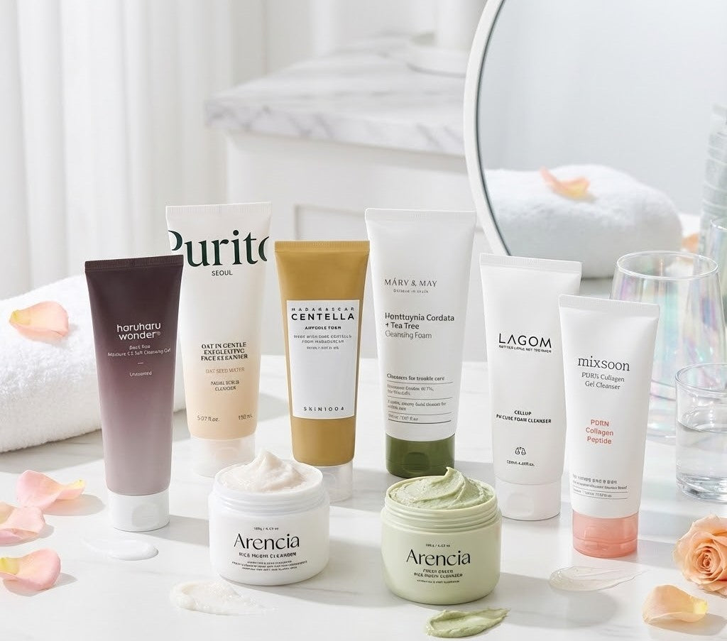 Descubre los mejores limpiadores coreanos para piel sensible