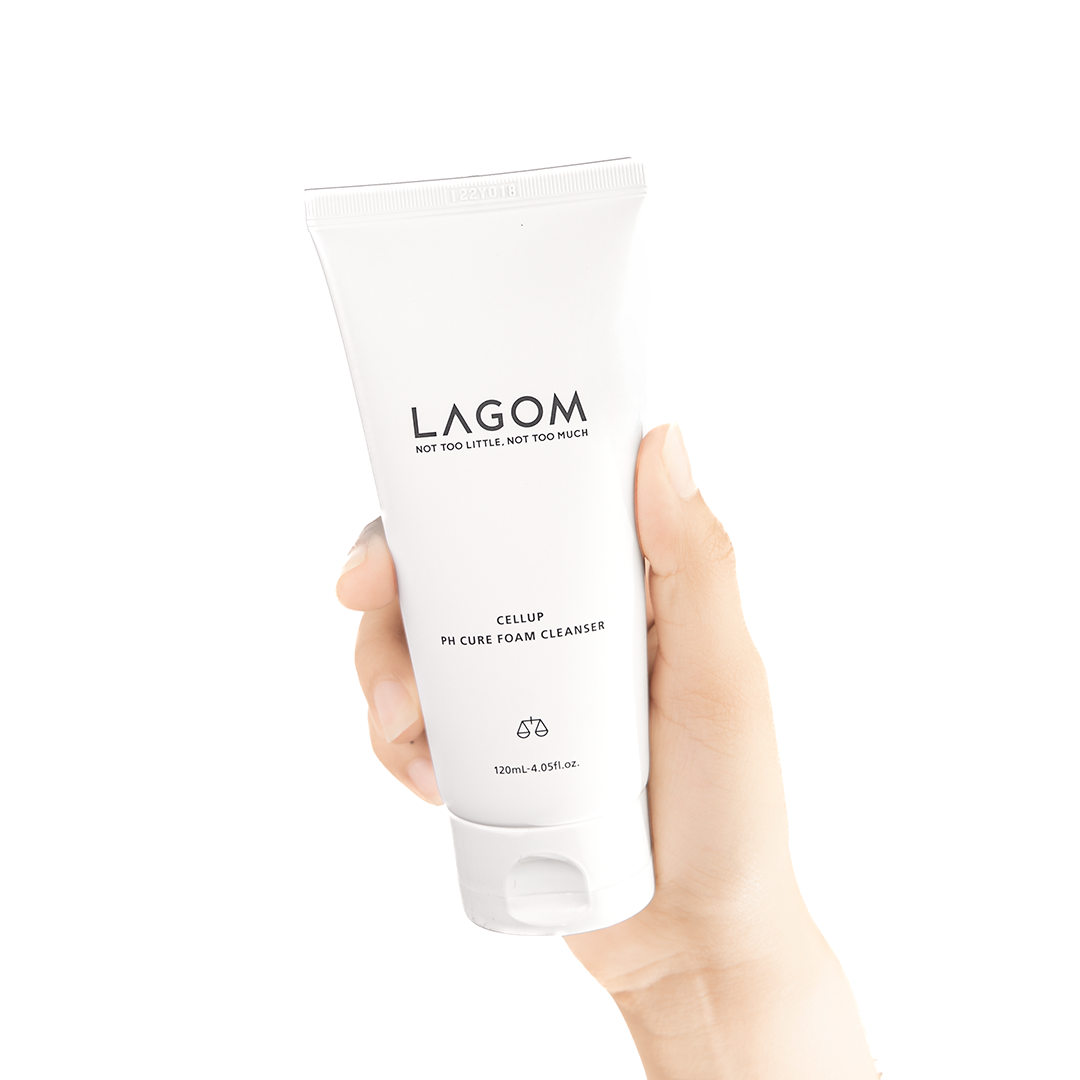 Lagom - Cellup pH Cure Foam Cleanser 120 ml – Calmante e Hidratante