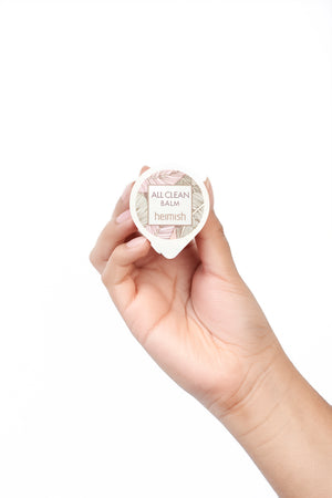 Bálsamo desmaquillante coreano Heimish All Clean Balm en formato mini de 5ml.