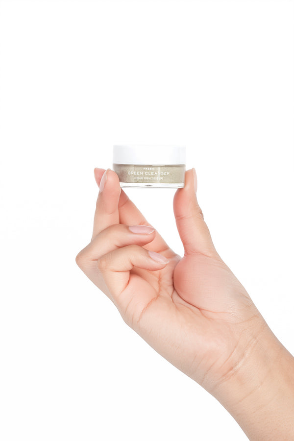 Limpiador facial coreano Arencia Fresh Green Rice Mochi Cleanser en formato mini de 15ml.