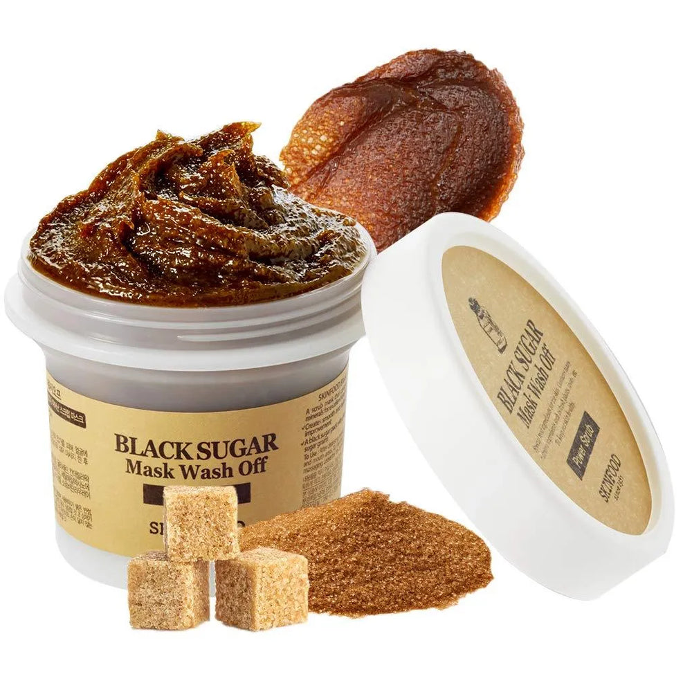 Black Sugar Mask Wash Off 120gr - Chok Chok Beauty