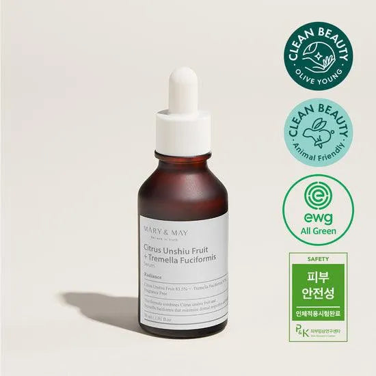Citrus Unshiu + Tremella Fuciformis Serum 30ml - Chok Chok Beauty