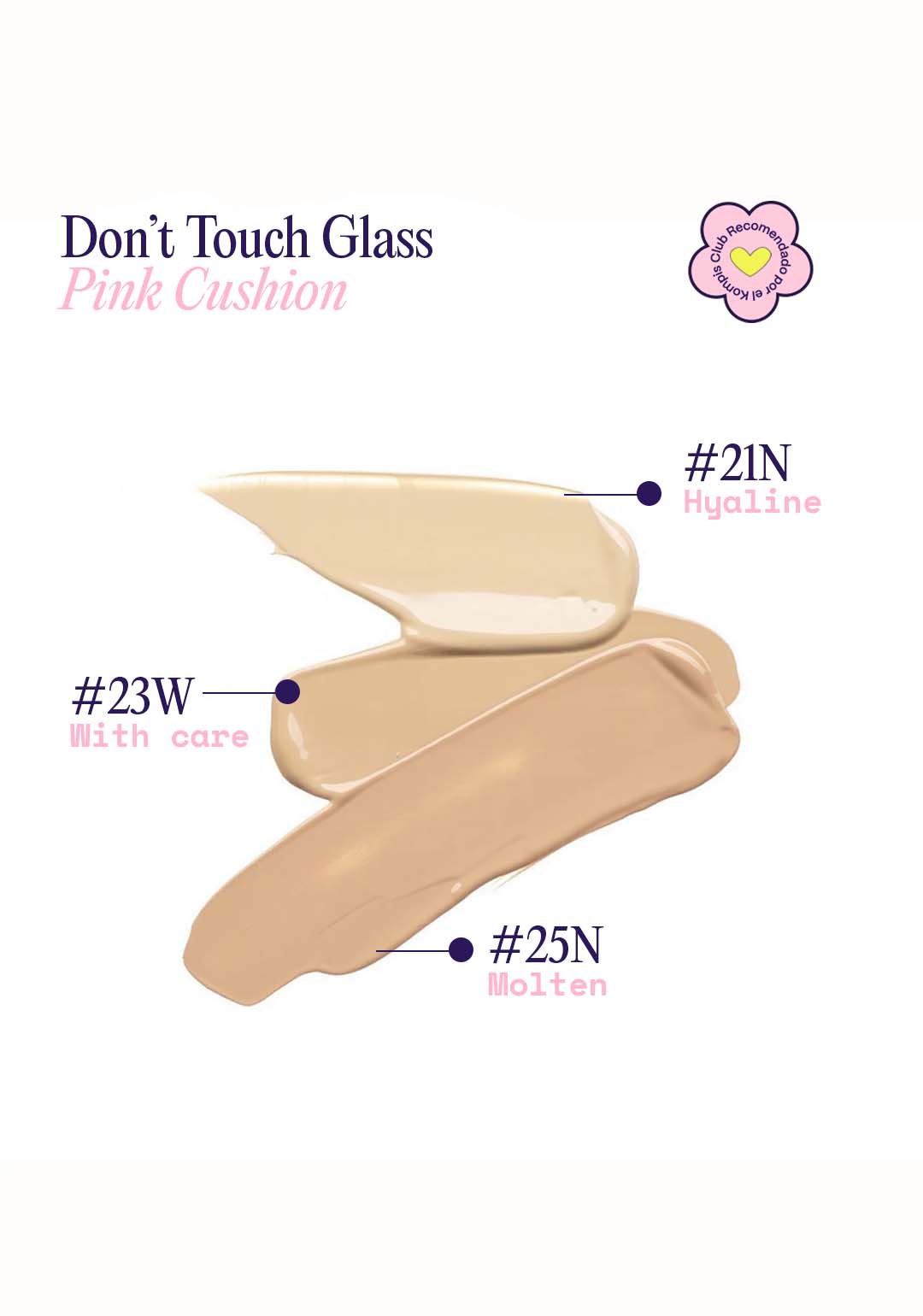 Don't Touch Glass Pink Cushion 15g