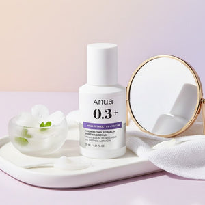 Anua - Anua Retinol 0.3% + Niacin Renweing Serum (30ml) - Suero antiedad, para textura de piel  y manchas