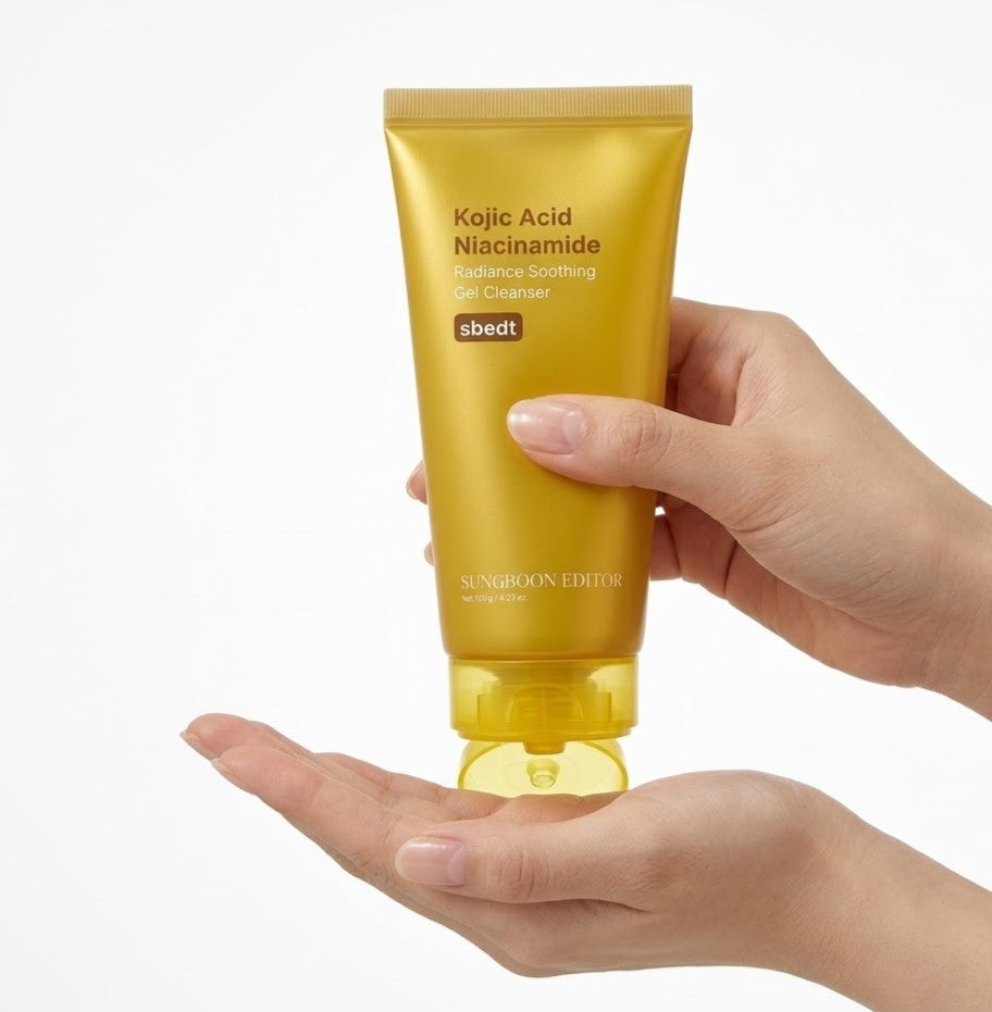 Sungboon Editor - Kojic Acid Niacinamide Radiance Soothing Gel Cleanser 120 g - Refrescante e Iluminador