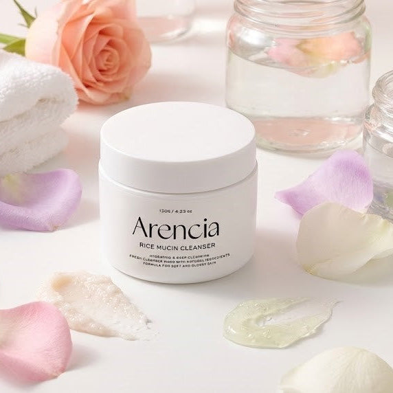 Arencia - Rice Mucin Cleanser (120 g) - Limpiador suave e hidratante