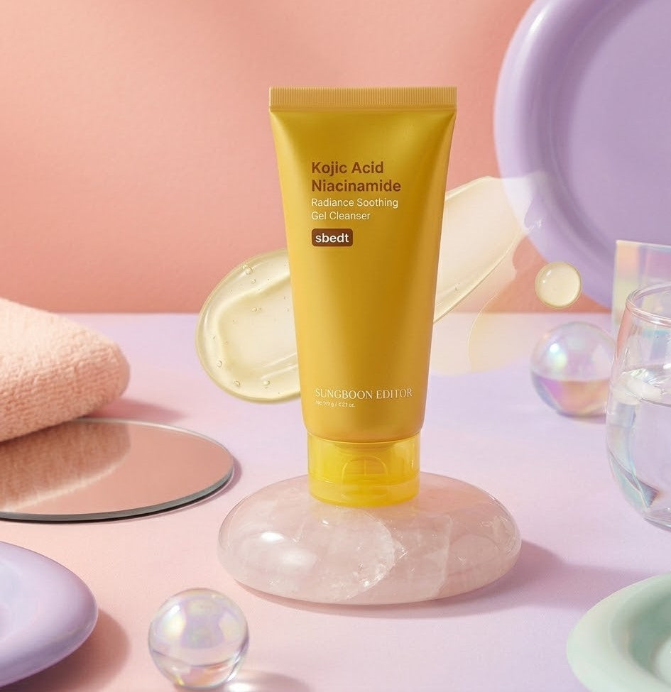 Sungboon Editor - Kojic Acid Niacinamide Radiance Soothing Gel Cleanser 120 g - Refrescante e Iluminador