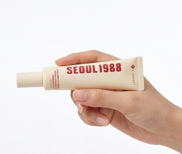 K-SECRET- Seoul 1988 Retinal Liposome 4% + Fermented Bean –Eye Cream  Anti-edad, Iluminadora y Suave para Todo Tipo de Piel