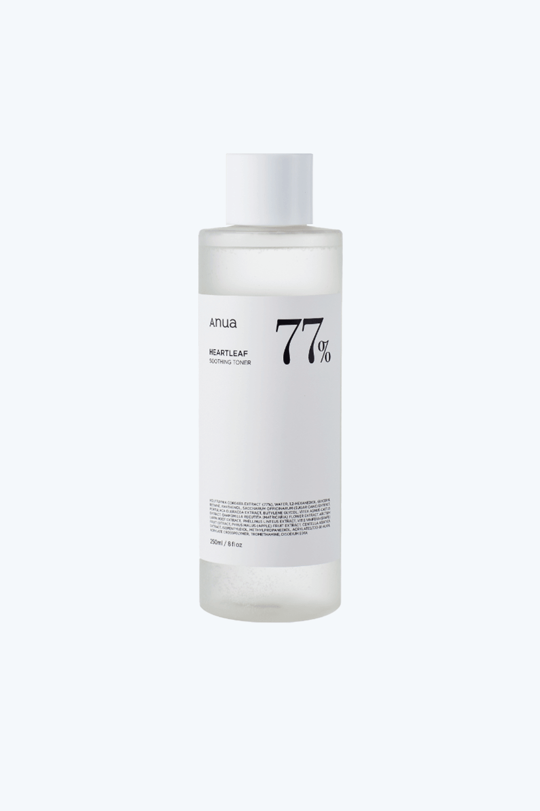 HEARTLEAF 77% SOOTHING TONER 250ml - Chok Chok Beauty