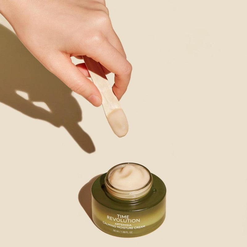 Time Revolution Artemisia Calming Moisture Cream - Chok Chok Beauty
