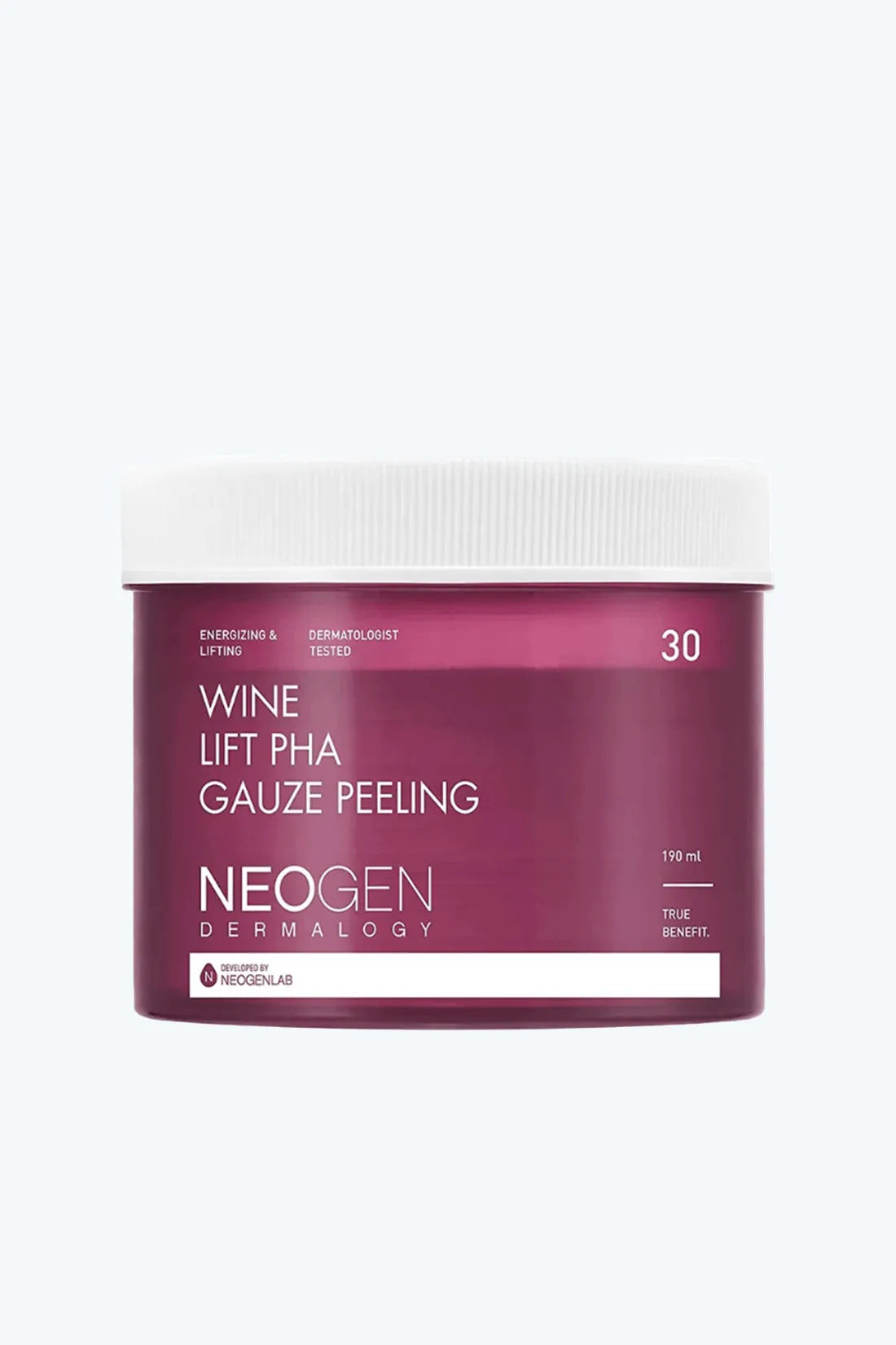 Wine Lift PHA Gauze Peeling 30 pads 190 ml - Chok Chok Beauty